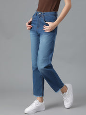 KOTTY Regular Women Dark Blue Jeans 