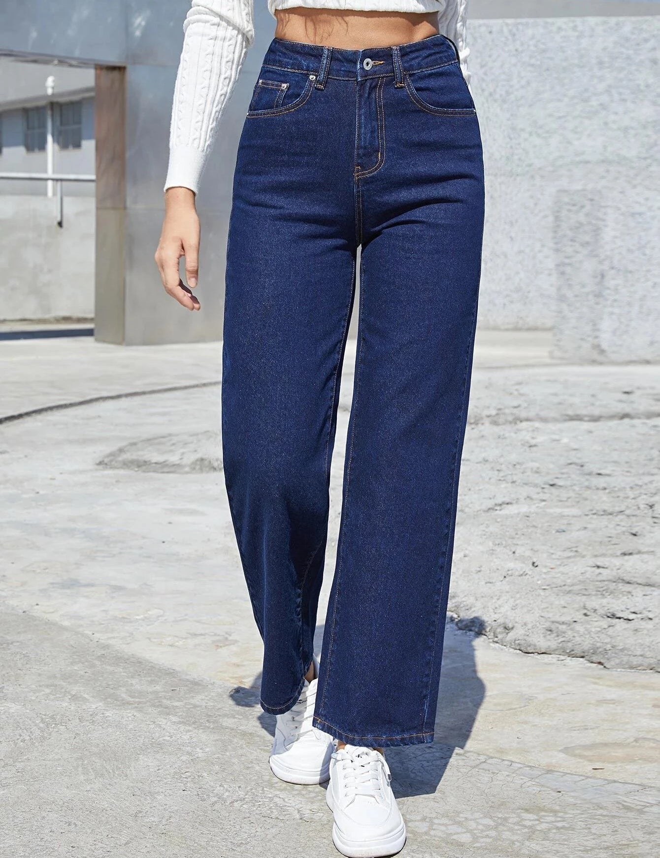 KOTTY Regular Women Dark Blue Jeans 