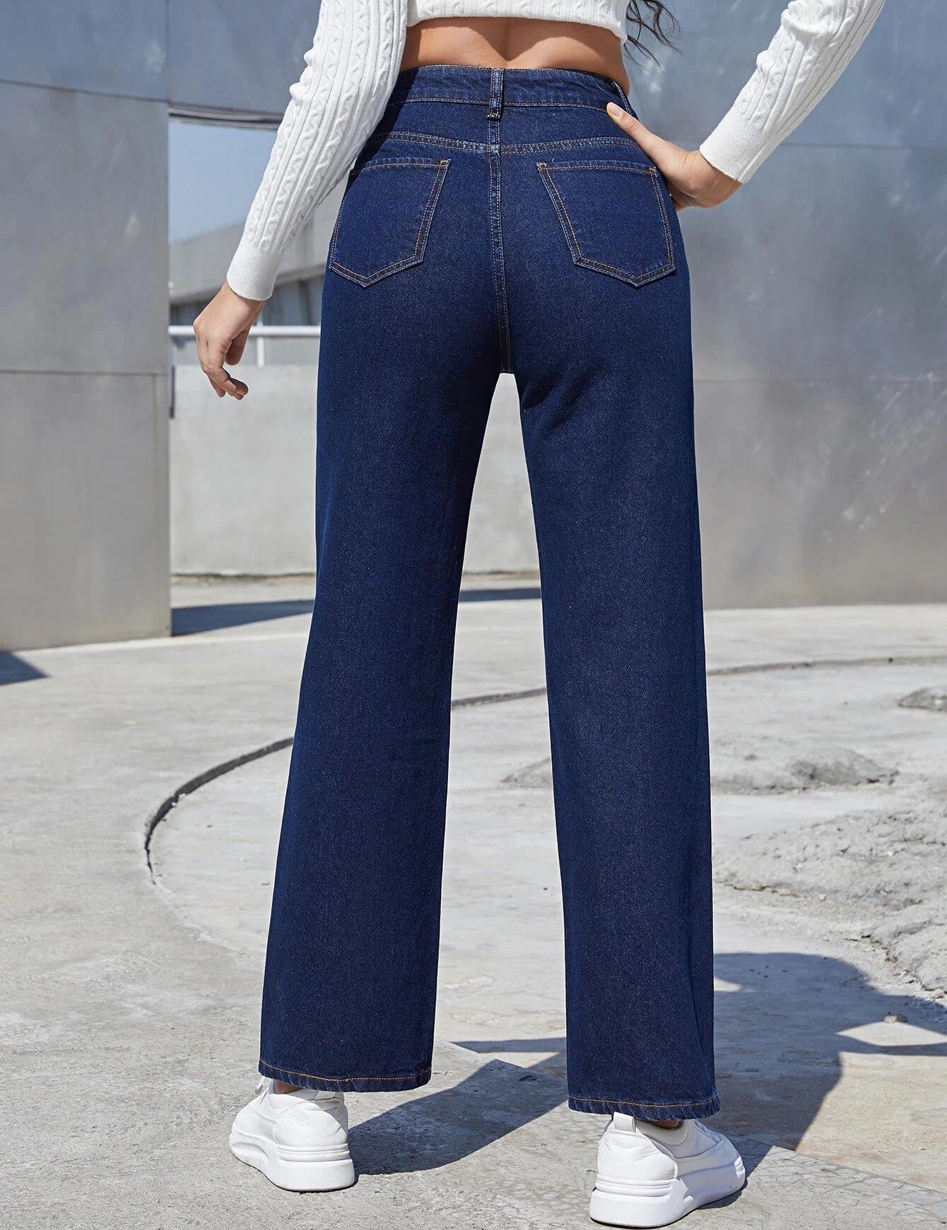 KOTTY Regular Women Dark Blue Jeans 