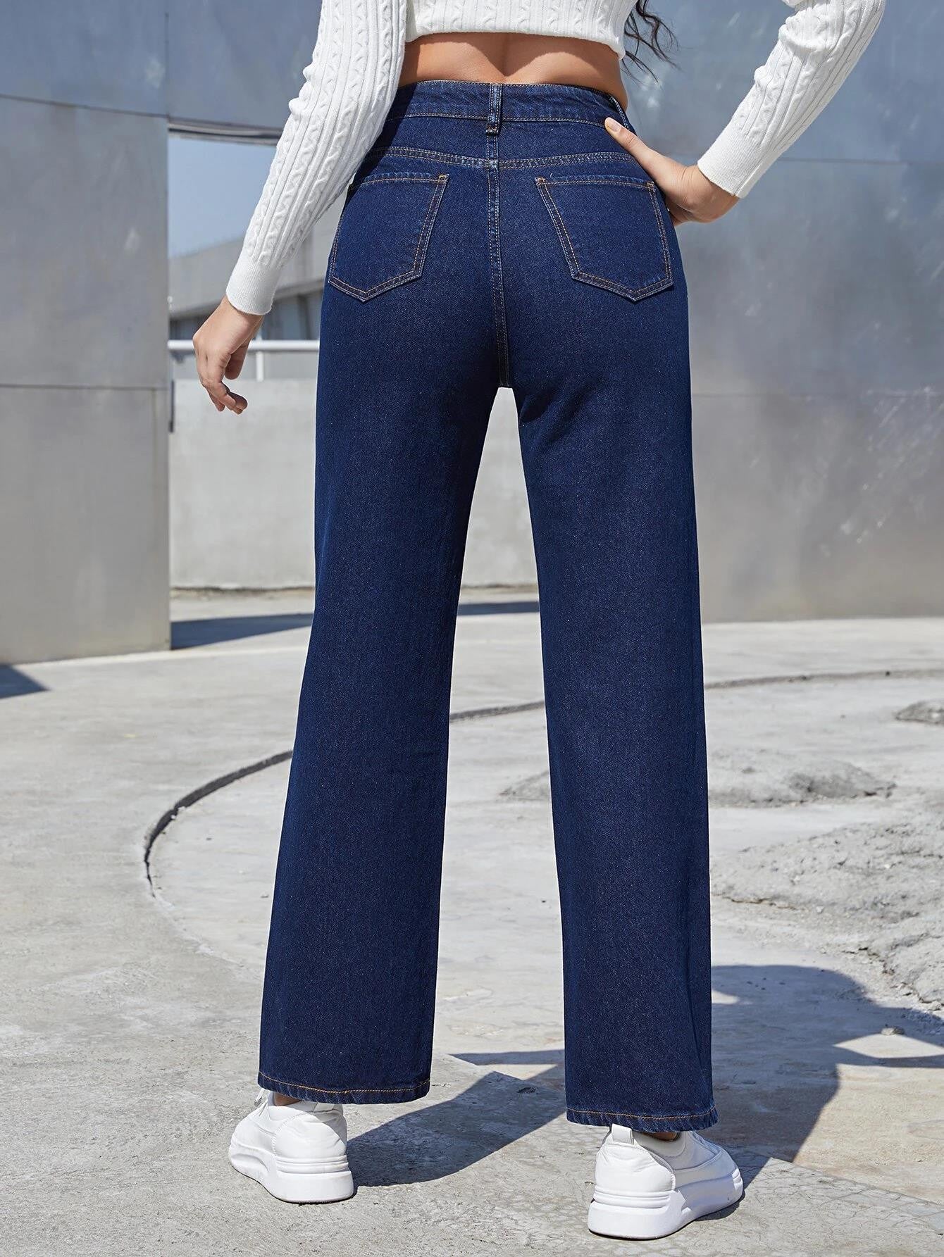 KOTTY Regular Women Dark Blue Jeans 
