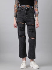 KOTTY Regular Women Black Jeans 