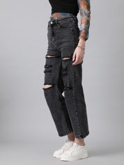 KOTTY Regular Women Black Jeans 