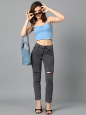 KOTTY Regular Women Dark Grey Jeans 
