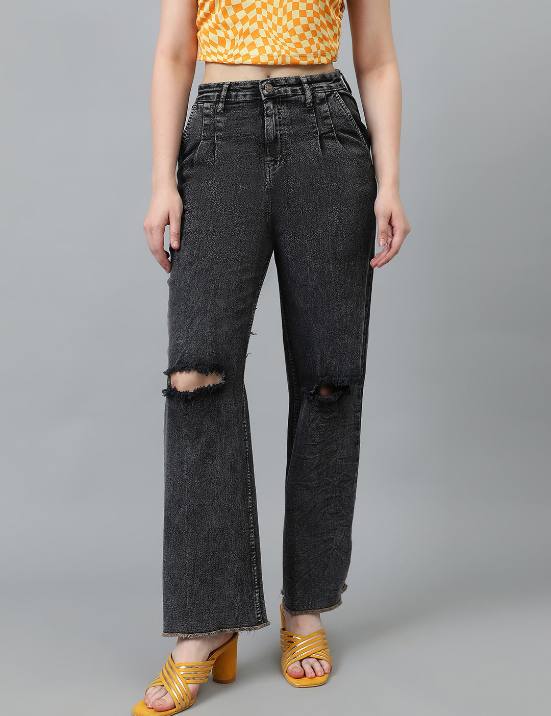 KOTTY Regular Women Grey Jeans 