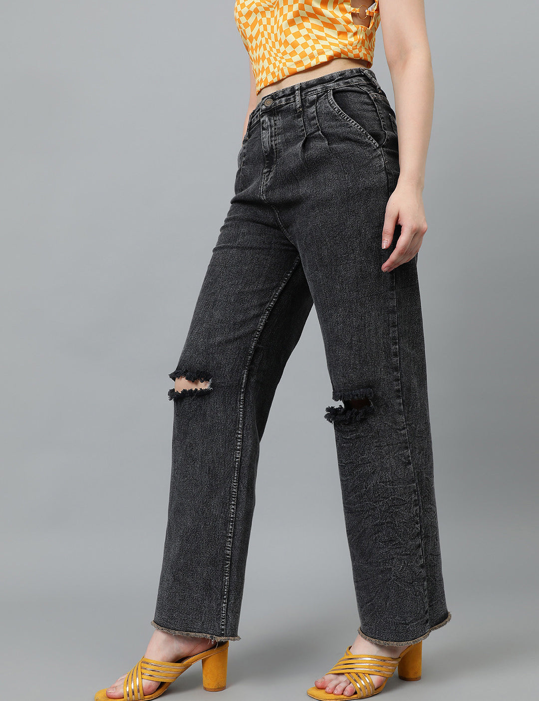 KOTTY Regular Women Grey Jeans 