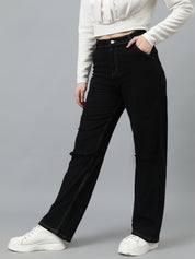 KOTTY Regular Women Black Jeans 