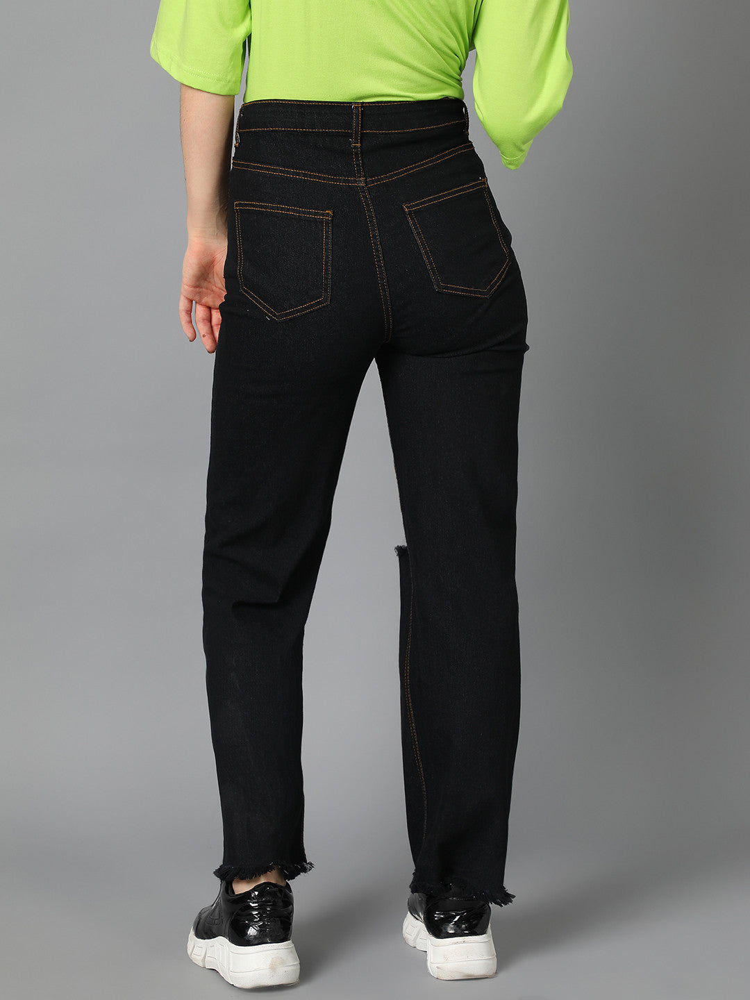 KOTTY Regular Women Black Jeans 