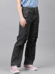 KOTTY Regular Women Black Jeans 