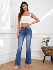 KOTTY Boot-Leg Women Blue Jeans 