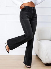KOTTY Boot-Leg Women Black Jeans 