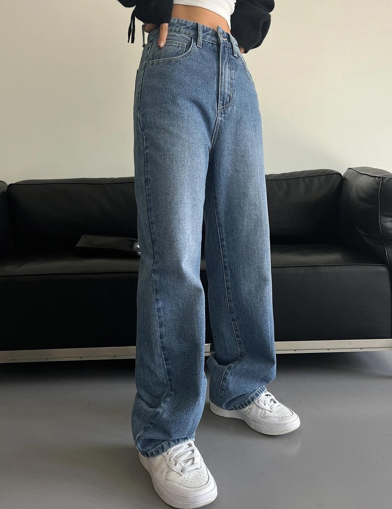 KOTTY Loose Fit Women Blue Jeans 