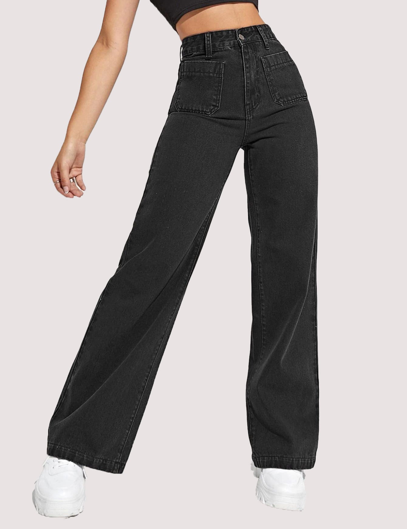 KOTTY Regular Women Black Jeans 