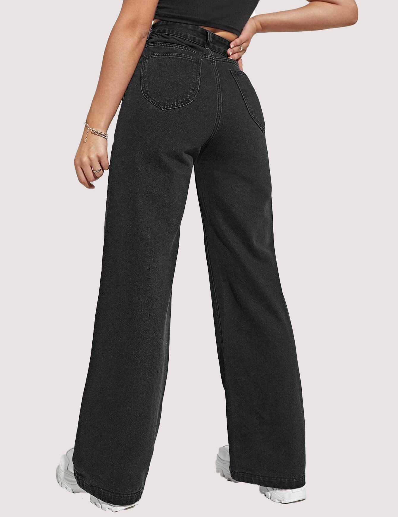 KOTTY Regular Women Black Jeans 