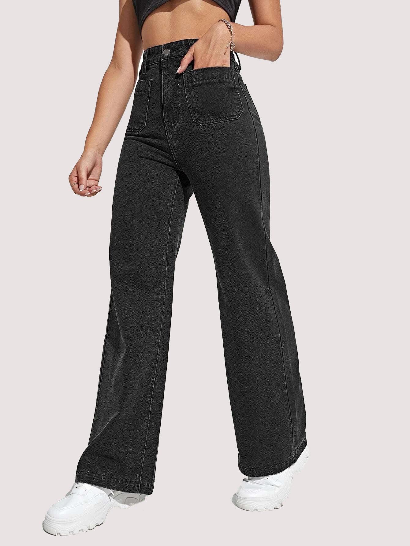 KOTTY Regular Women Black Jeans 