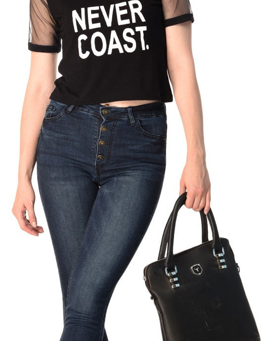 KOTTY Regular Women Blue Jeans 
