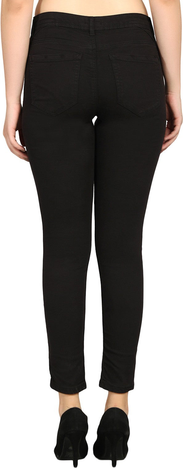 KOTTY Regular Women Black Jeans 