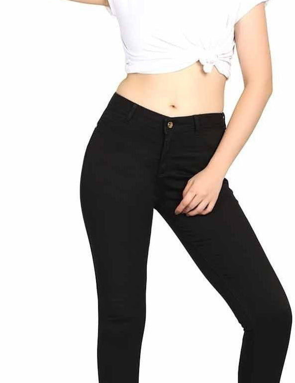 KOTTY Regular Women Black Jeans 
