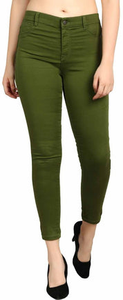 KOTTY Regular Women Green Jeans 