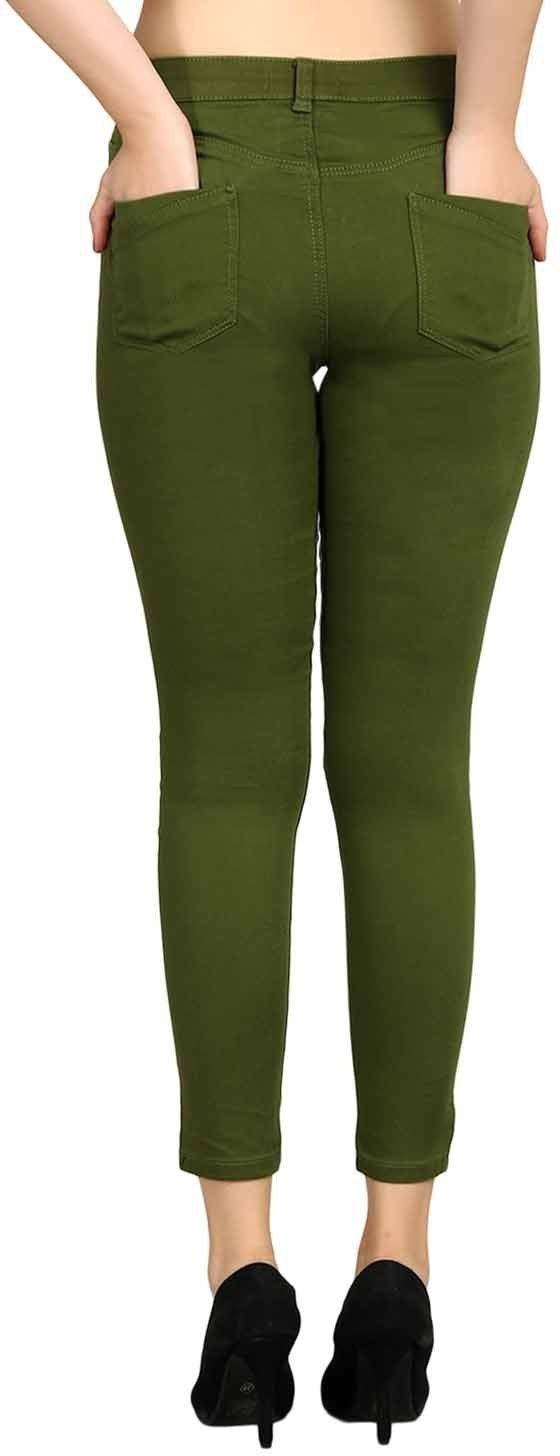 KOTTY Regular Women Green Jeans 