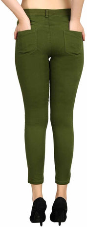 KOTTY Regular Women Green Jeans 