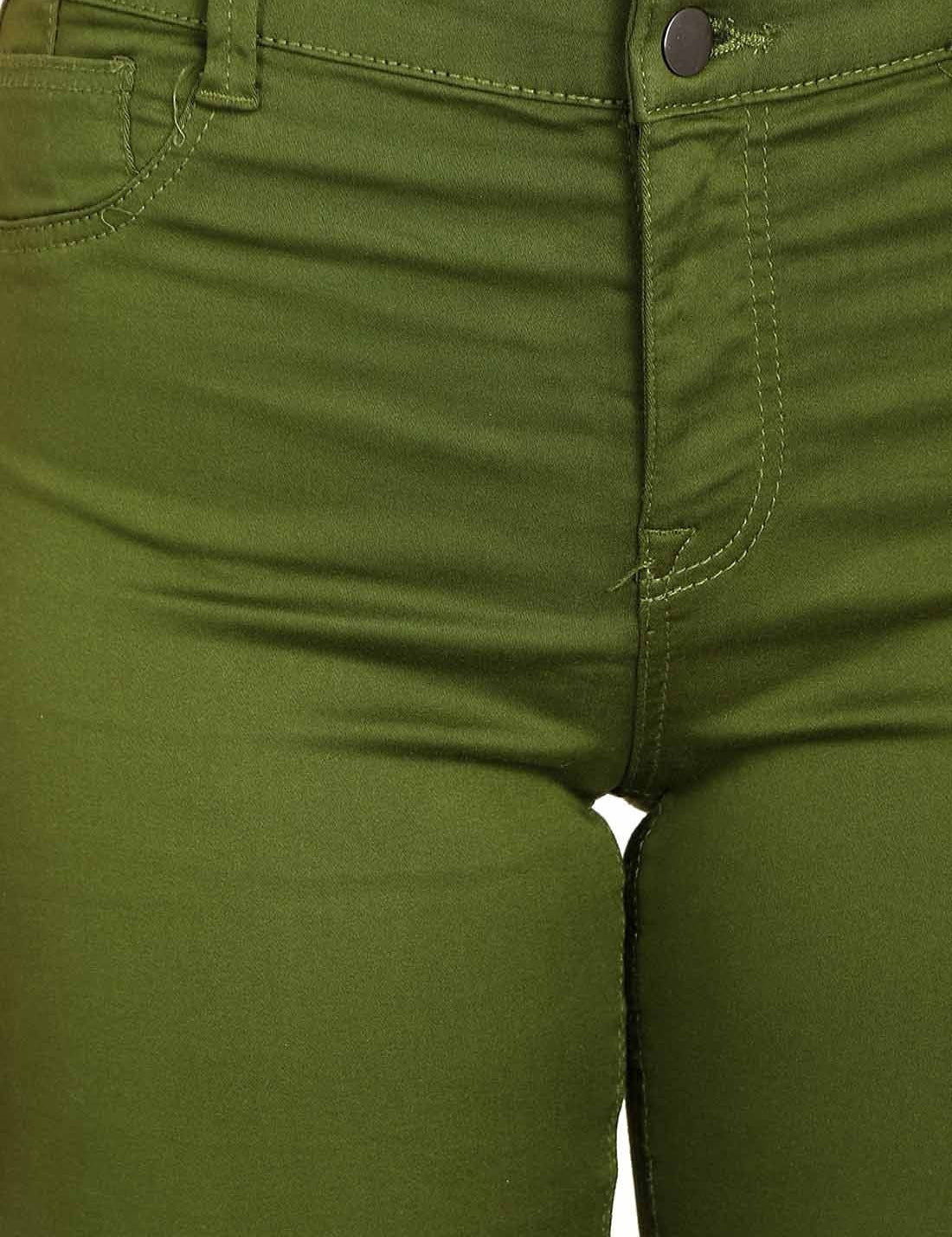 KOTTY Regular Women Green Jeans 