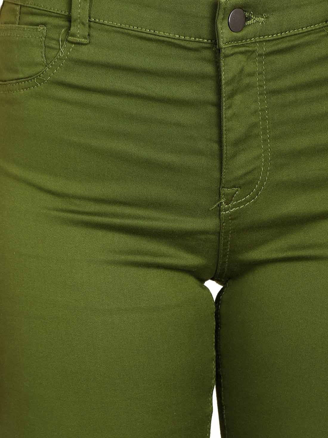 KOTTY Regular Women Green Jeans 