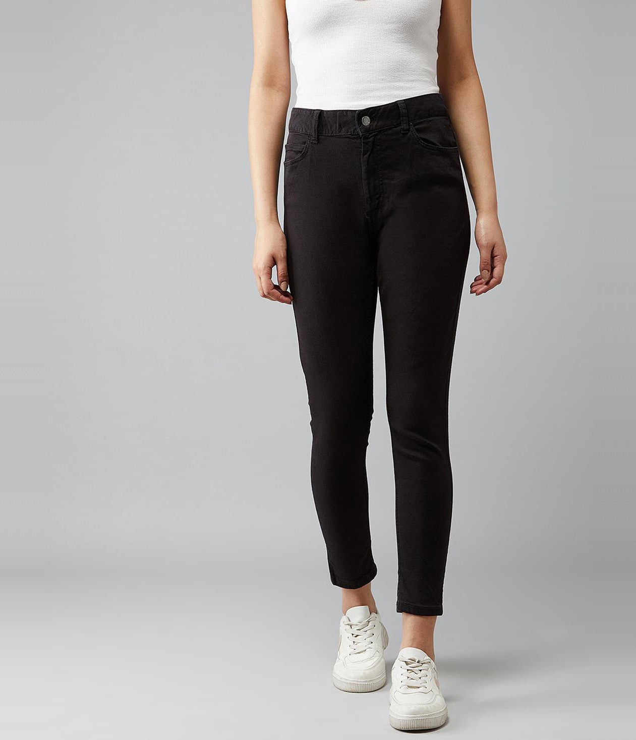 KOTTY Regular Women Black Jeans 