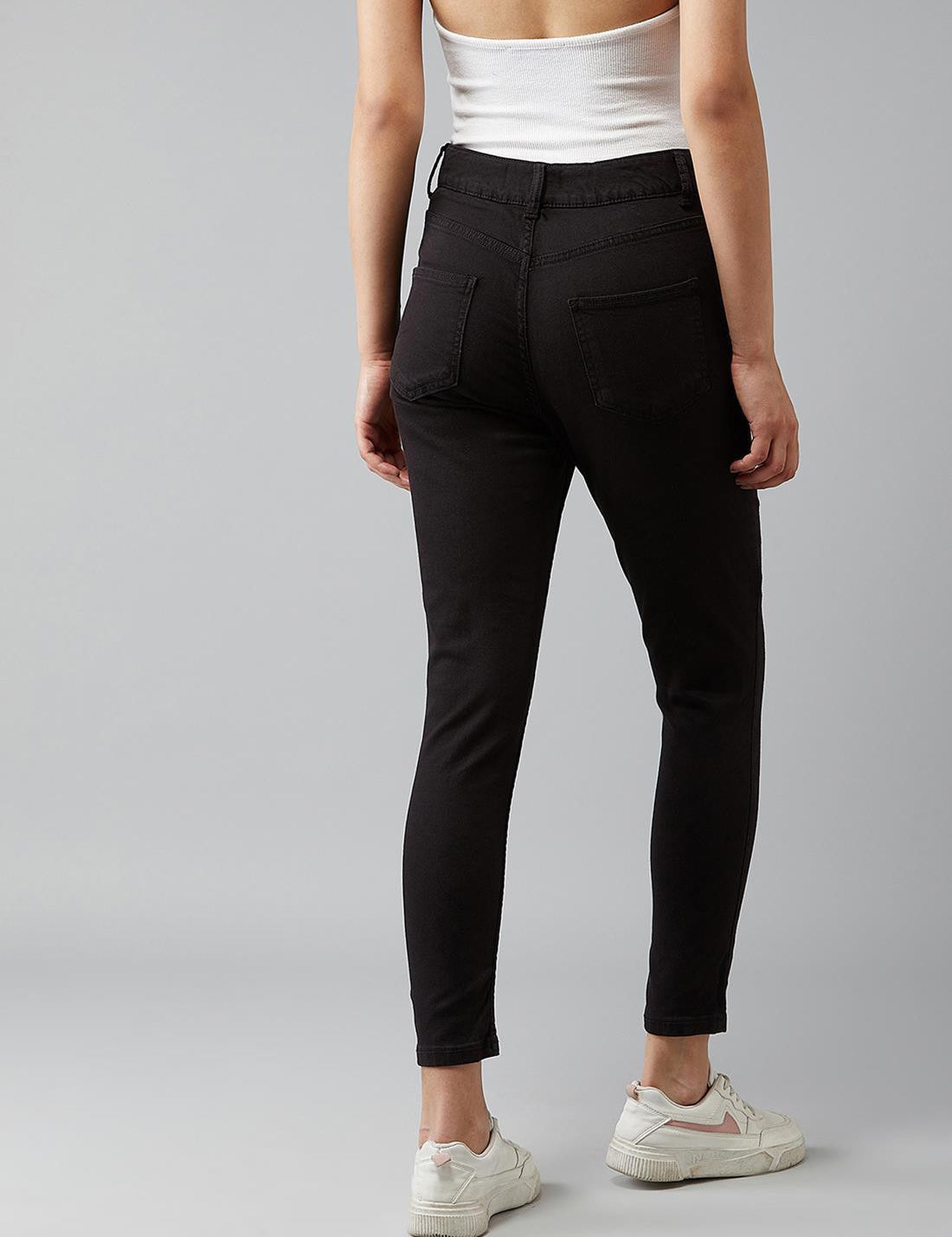 KOTTY Regular Women Black Jeans 