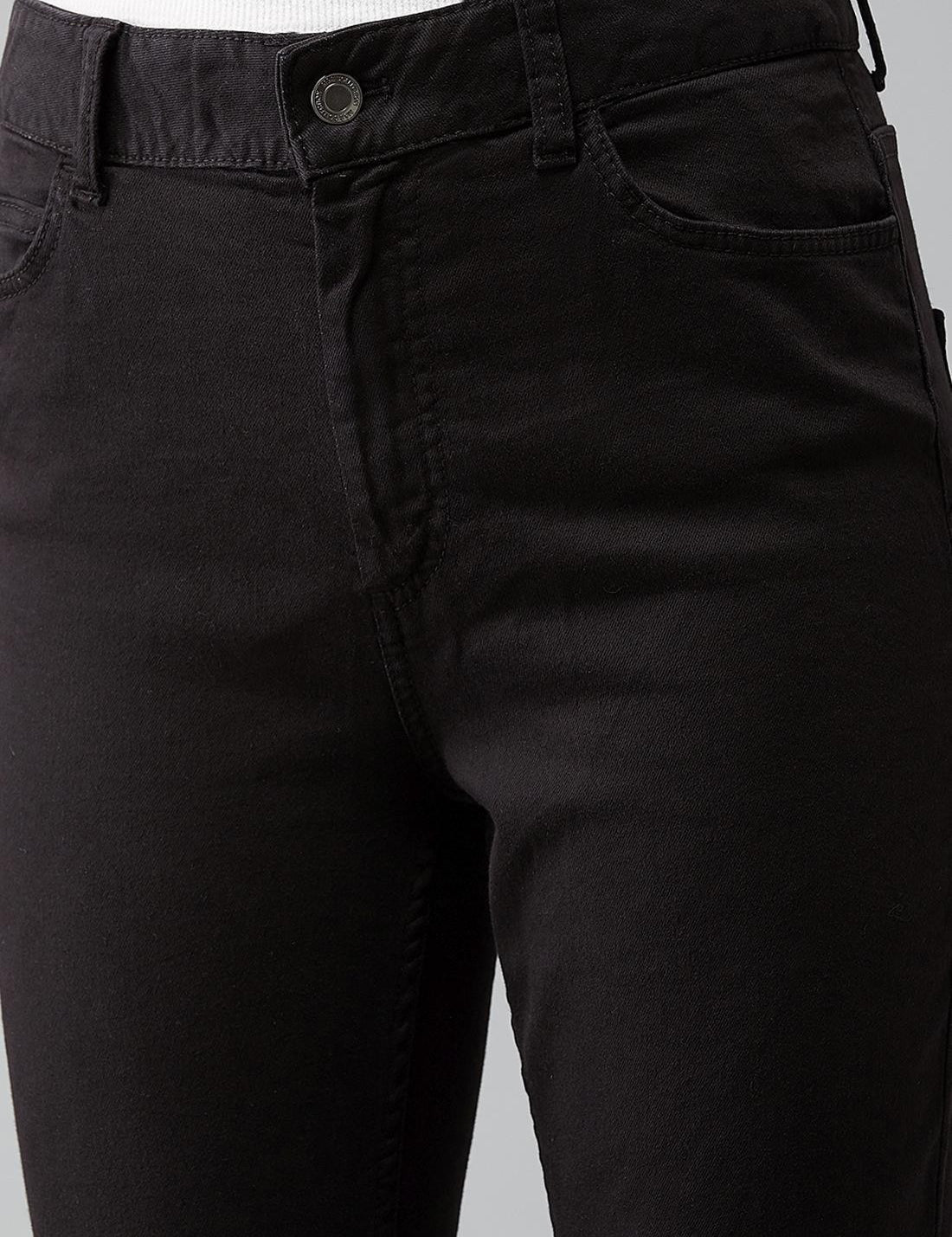 KOTTY Regular Women Black Jeans 