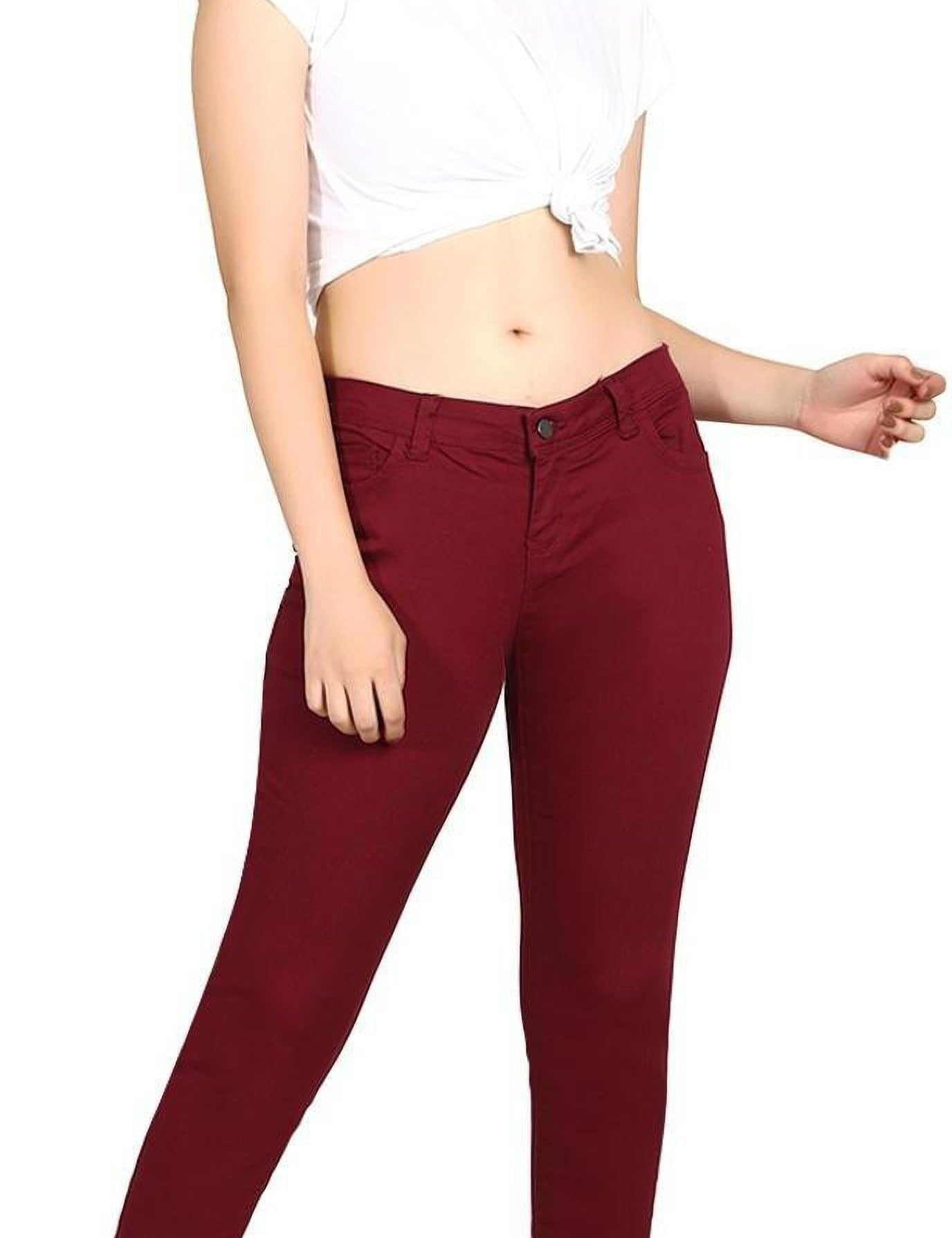KOTTY Regular Women Maroon Jeans 