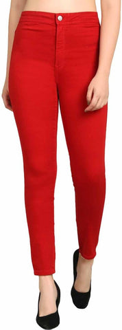 KOTTY Regular Women Red Jeans 