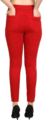 KOTTY Regular Women Red Jeans 