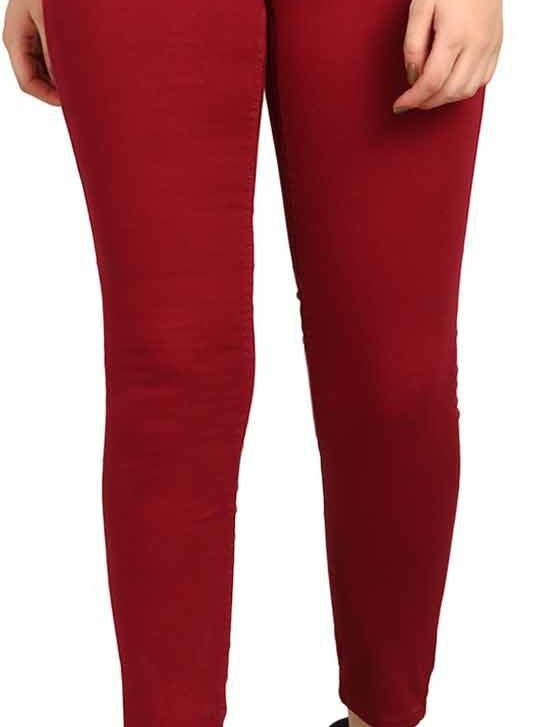 KOTTY Regular Women Maroon Jeans 