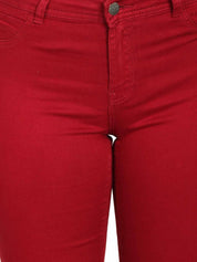 KOTTY Regular Women Maroon Jeans 
