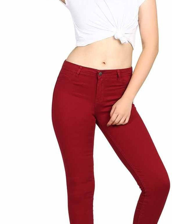 KOTTY Regular Women Maroon Jeans 