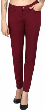 KOTTY Regular Women Maroon Jeans 