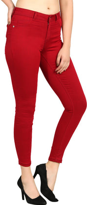 KOTTY Regular Women Red Jeans 