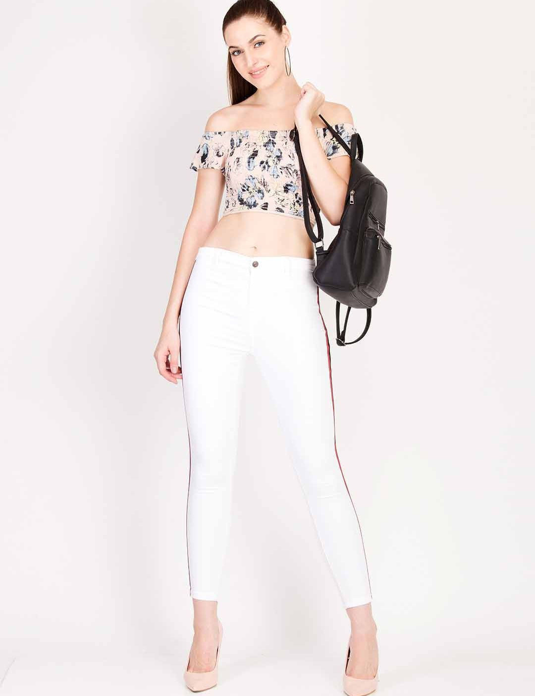 KOTTY Regular Women White Jeans 