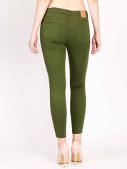 KOTTY Regular Women Green Jeans 