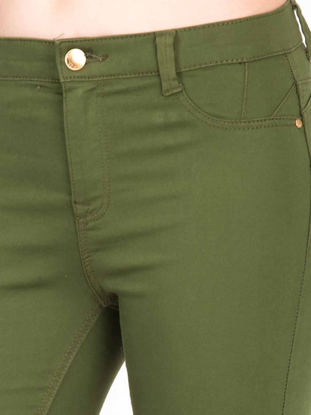 KOTTY Regular Women Green Jeans 
