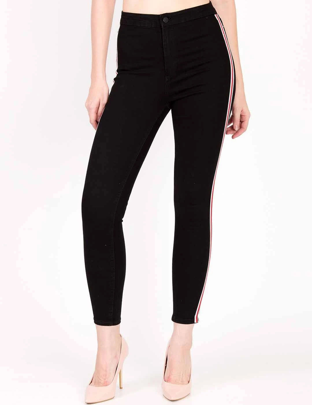 KOTTY Regular Women Black Jeans 