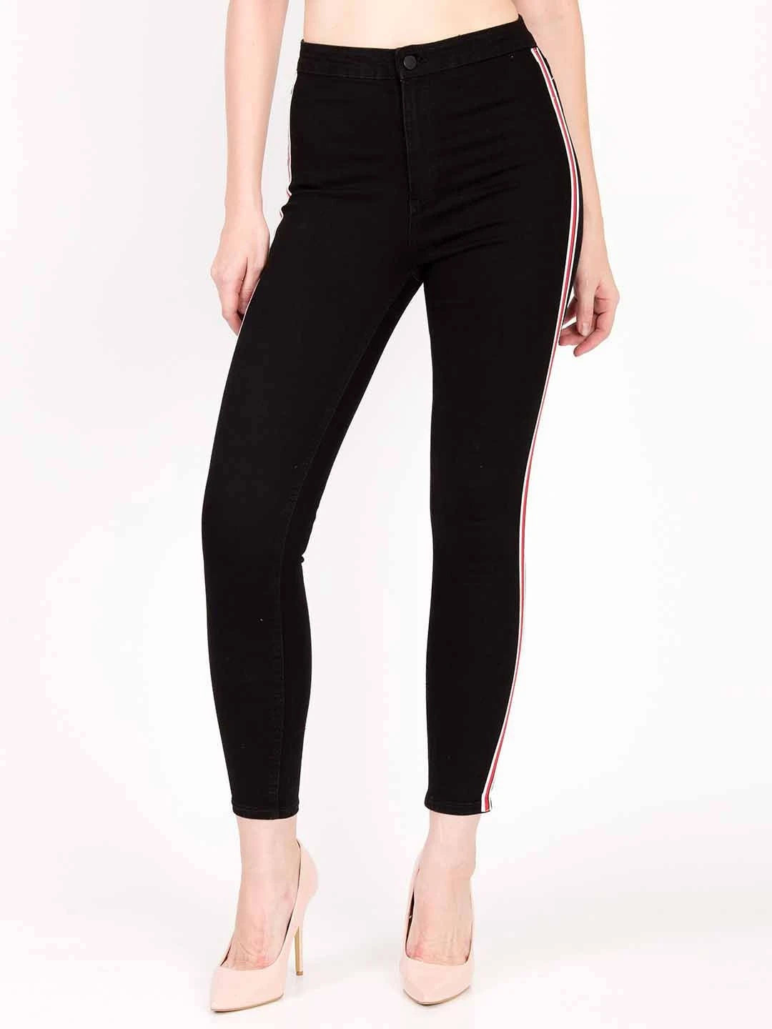 KOTTY Regular Women Black Jeans 