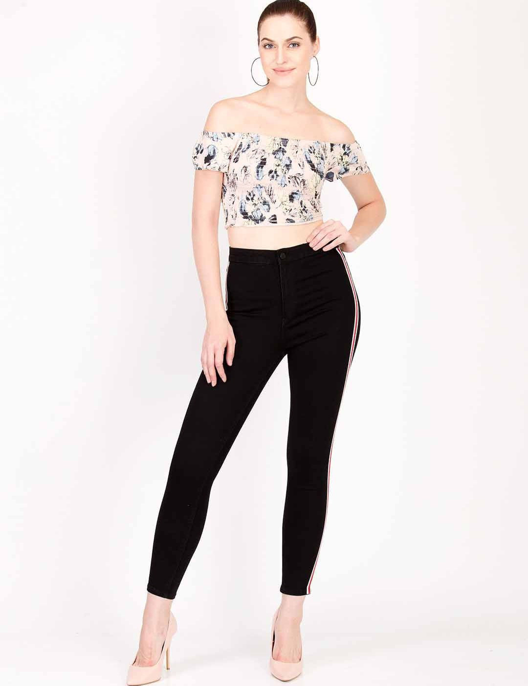 KOTTY Regular Women Black Jeans 