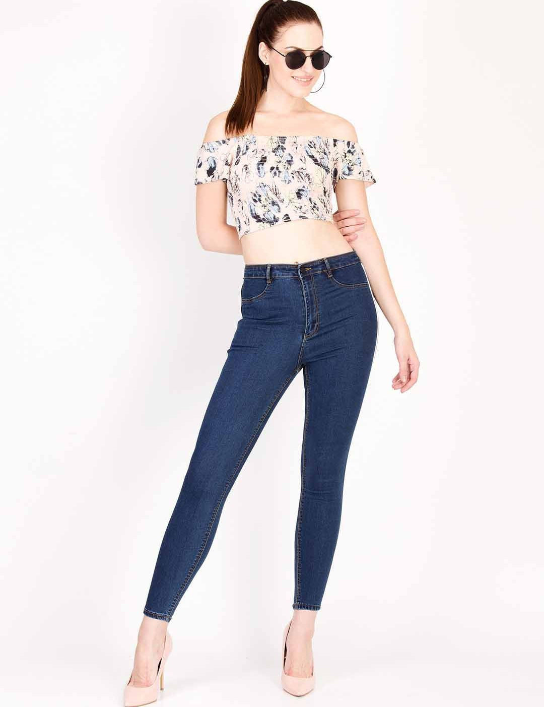 KOTTY Regular Women Light Blue Jeans 
