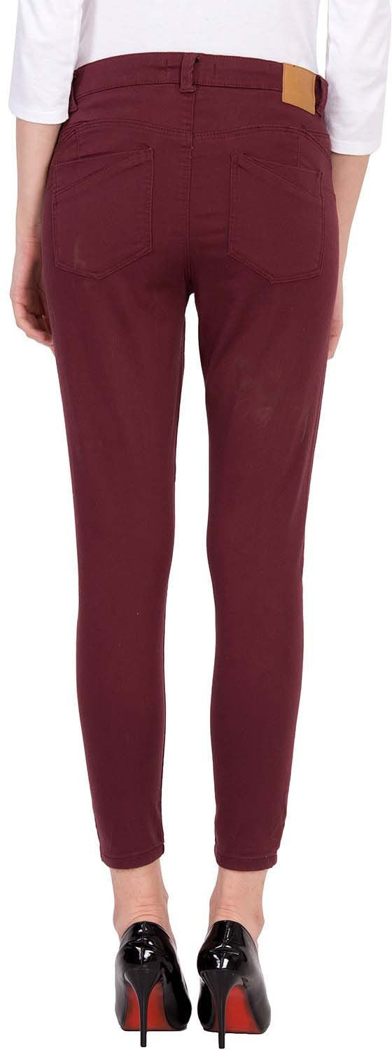 KOTTY Regular Women Maroon Jeans 