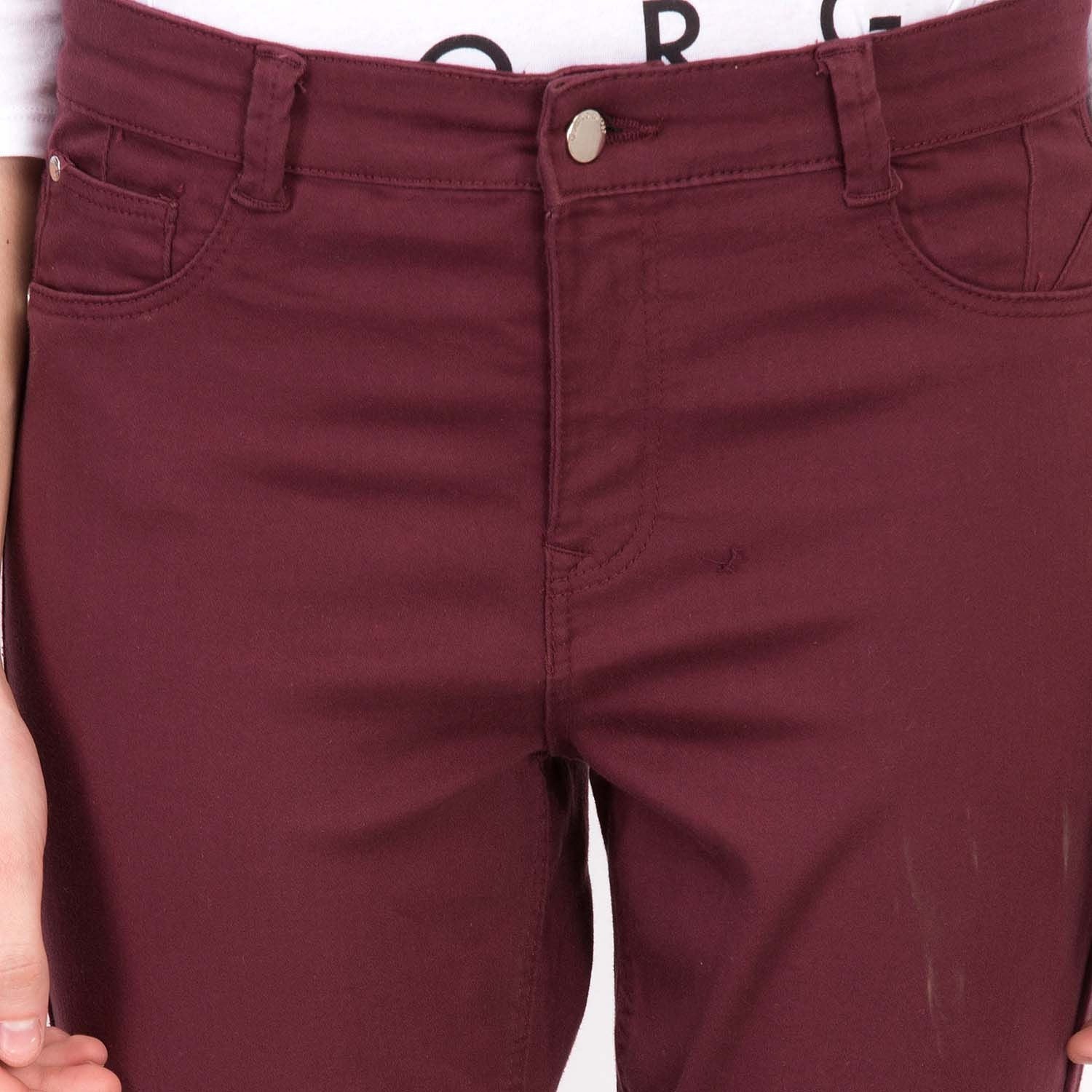 KOTTY Regular Women Maroon Jeans 