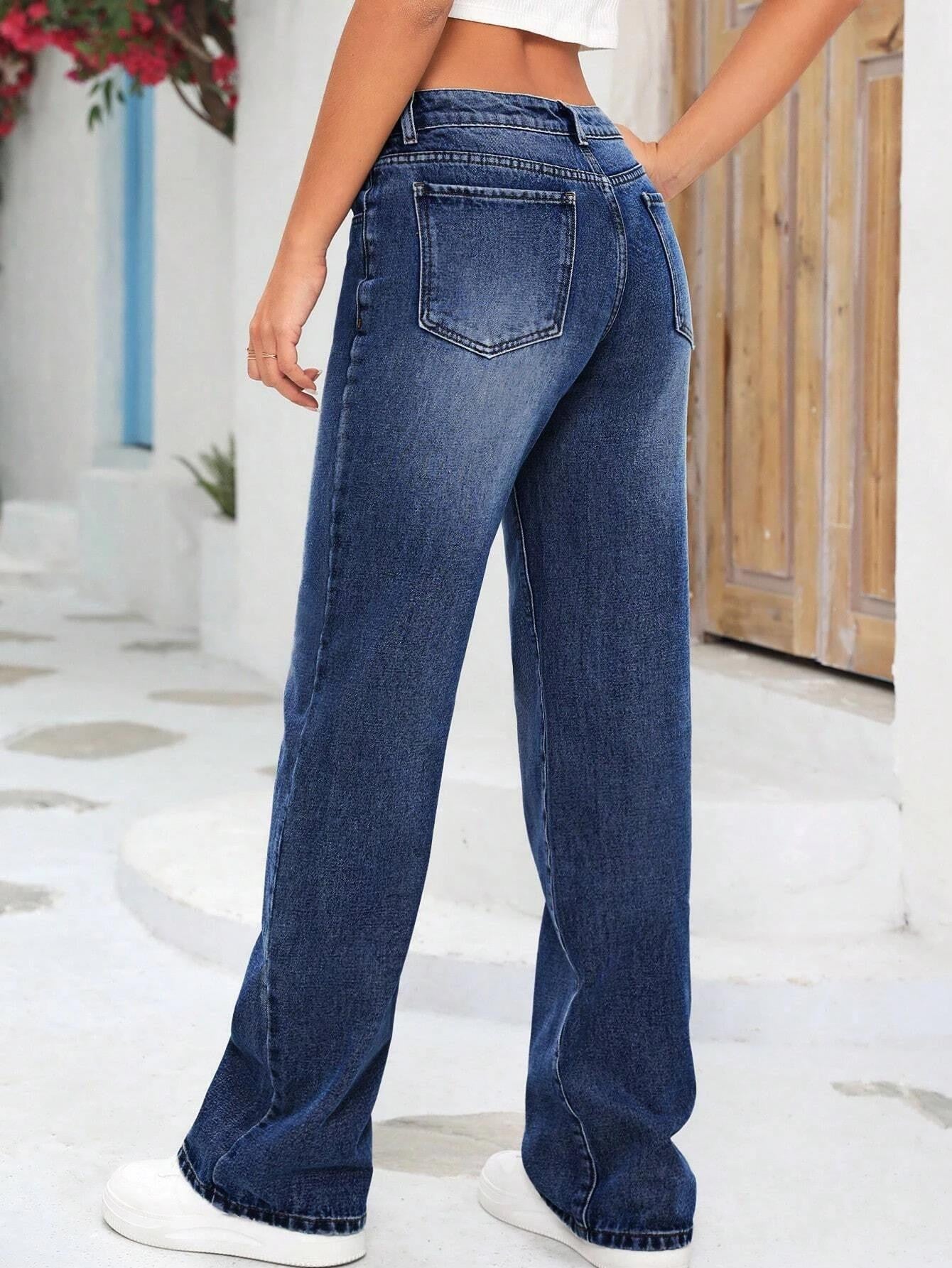 KOTTY Regular Women Dark Blue Jeans 