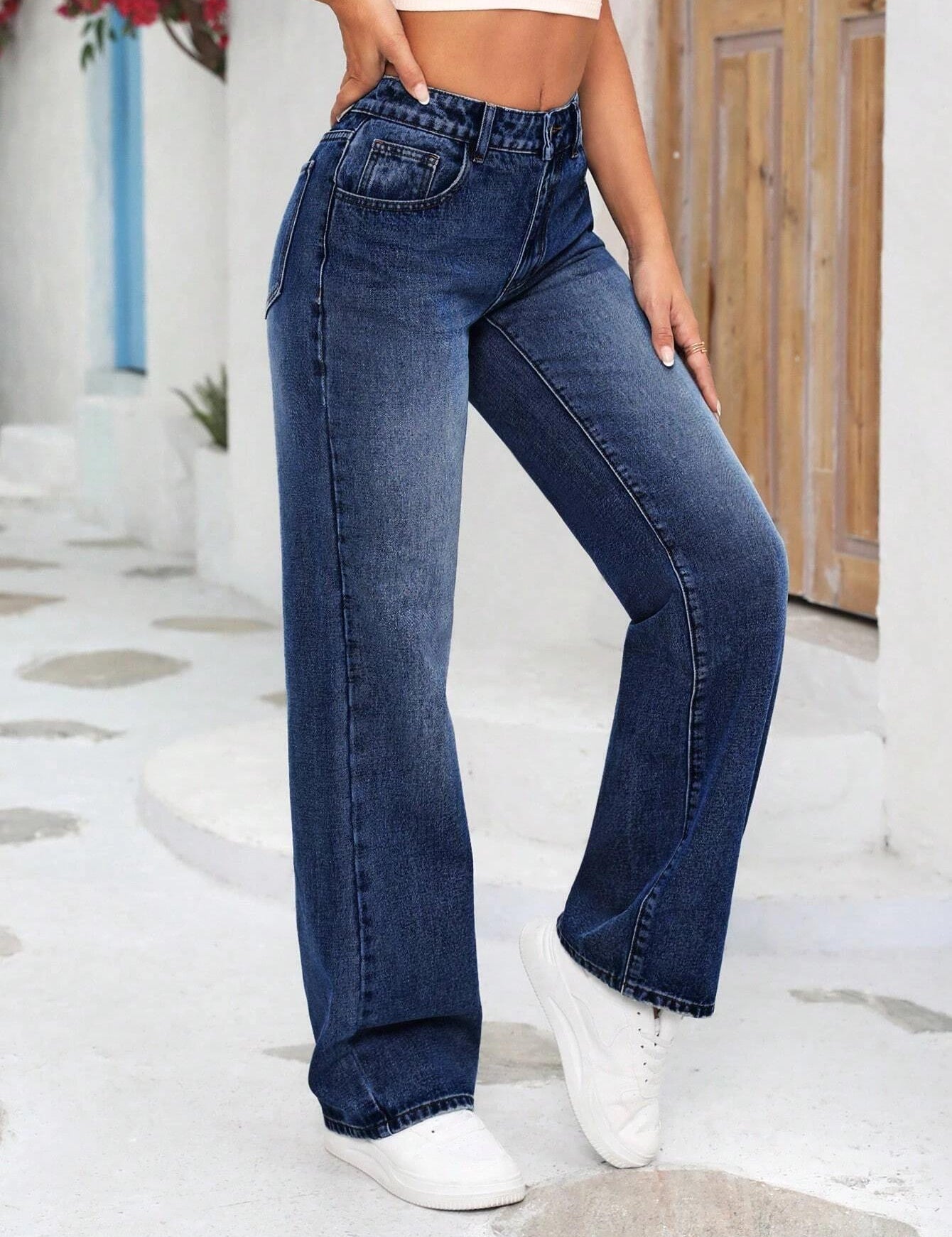 KOTTY Regular Women Dark Blue Jeans 