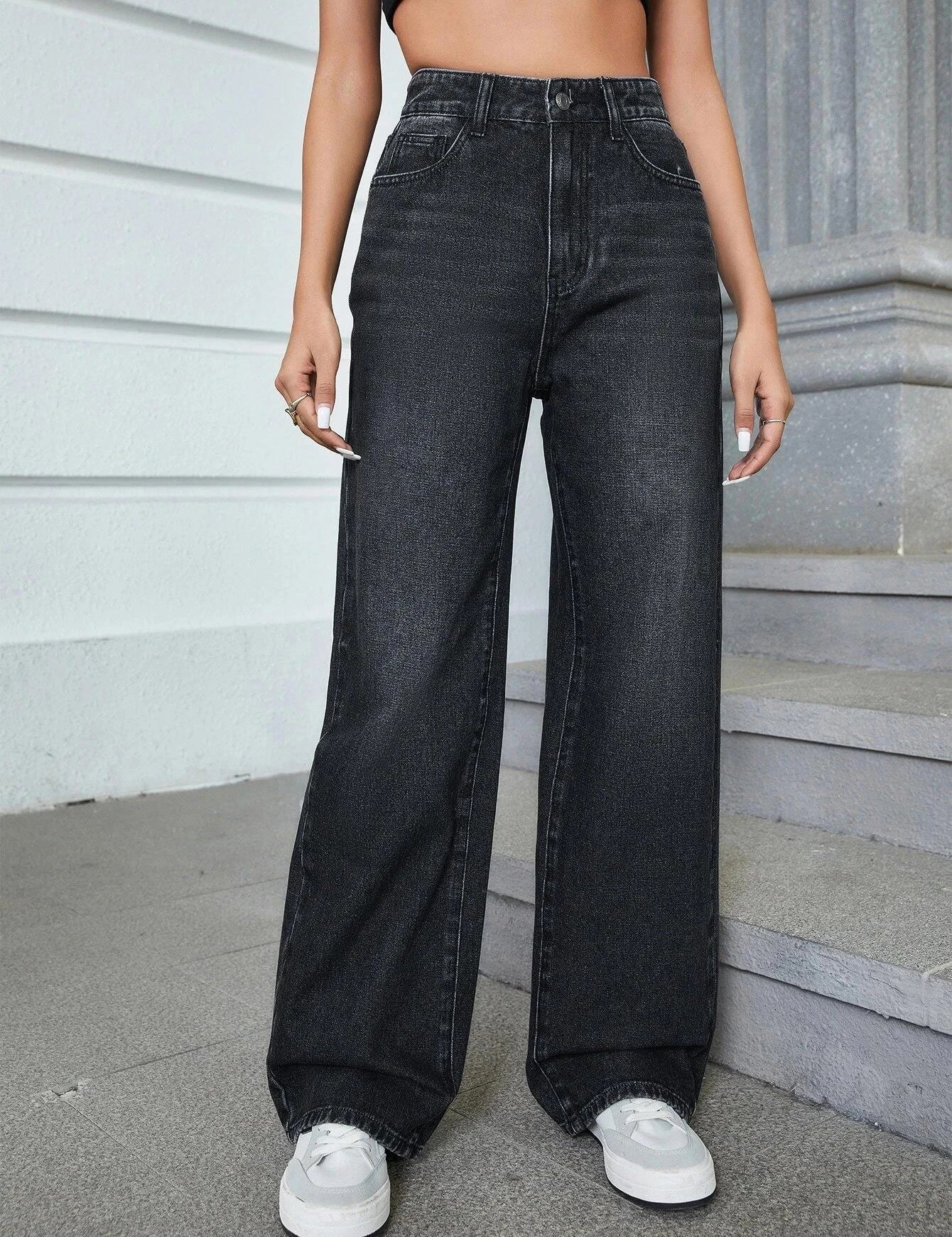 KOTTY Regular Women Black Jeans 