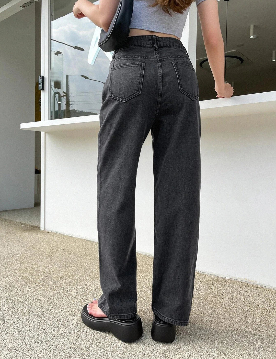 KOTTY Regular Women Dark Grey Jeans 